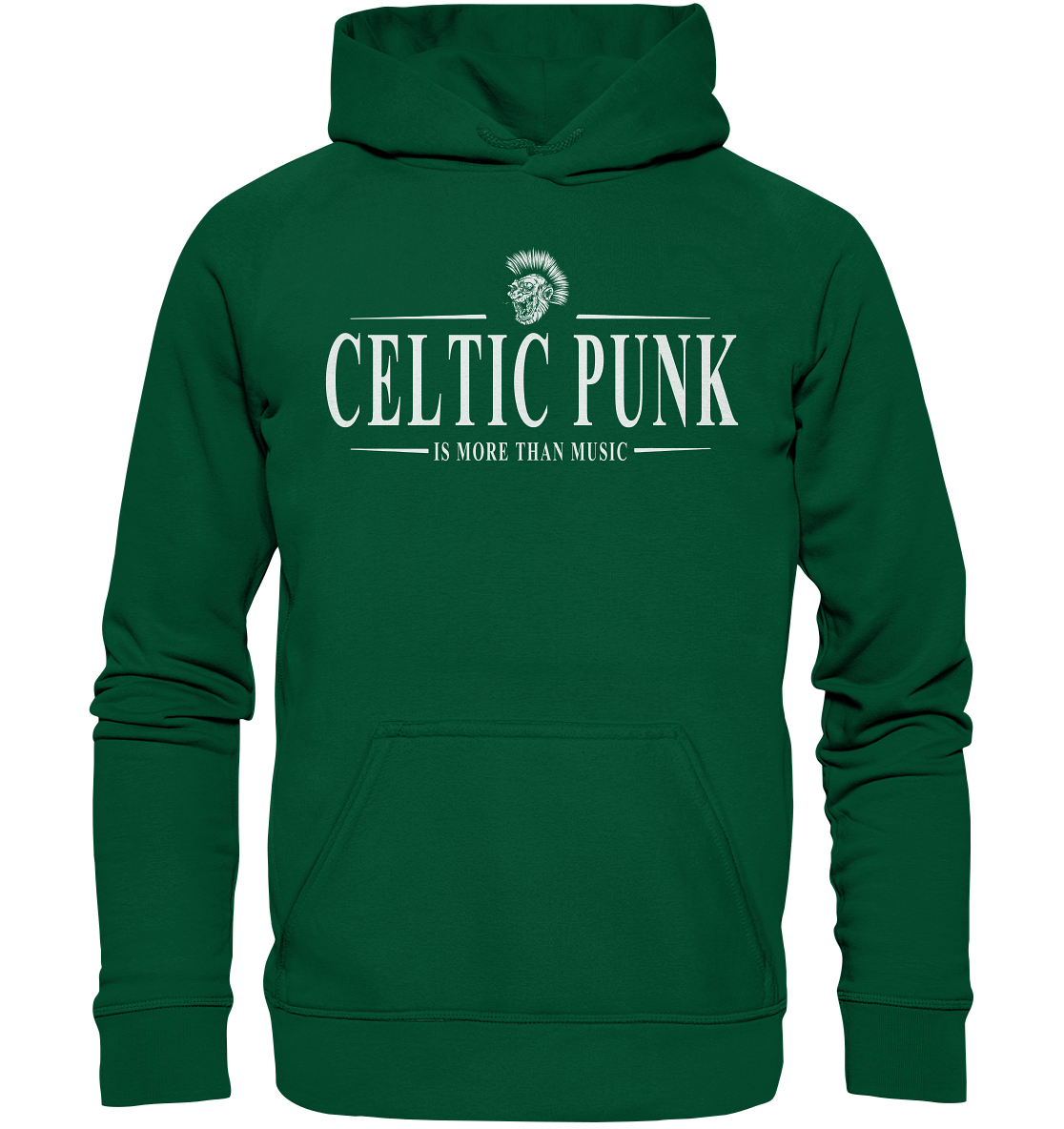 Celtic Punk "Is More Than Music" - Basic Unisex Hoodie