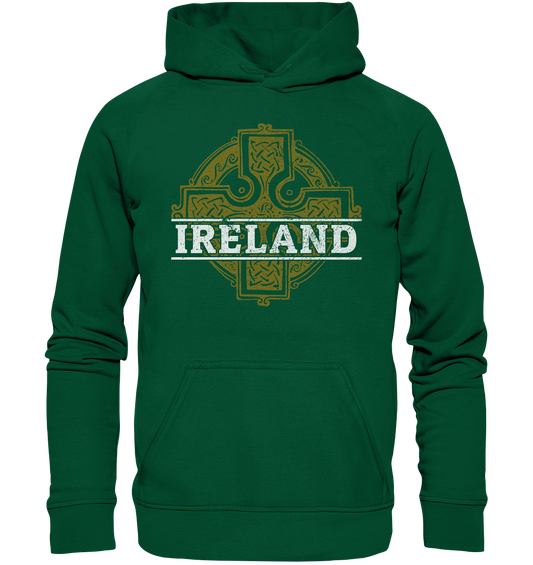 Ireland "Celtic Cross" - Basic Unisex Hoodie