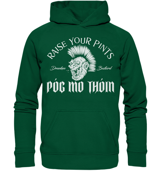 Póg Mo Thóin Streetwear "Drunken Bastard" - Basic Unisex Hoodie