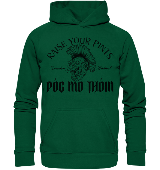 Póg Mo Thóin Streetwear "Drunken Bastard" - Basic Unisex Hoodie