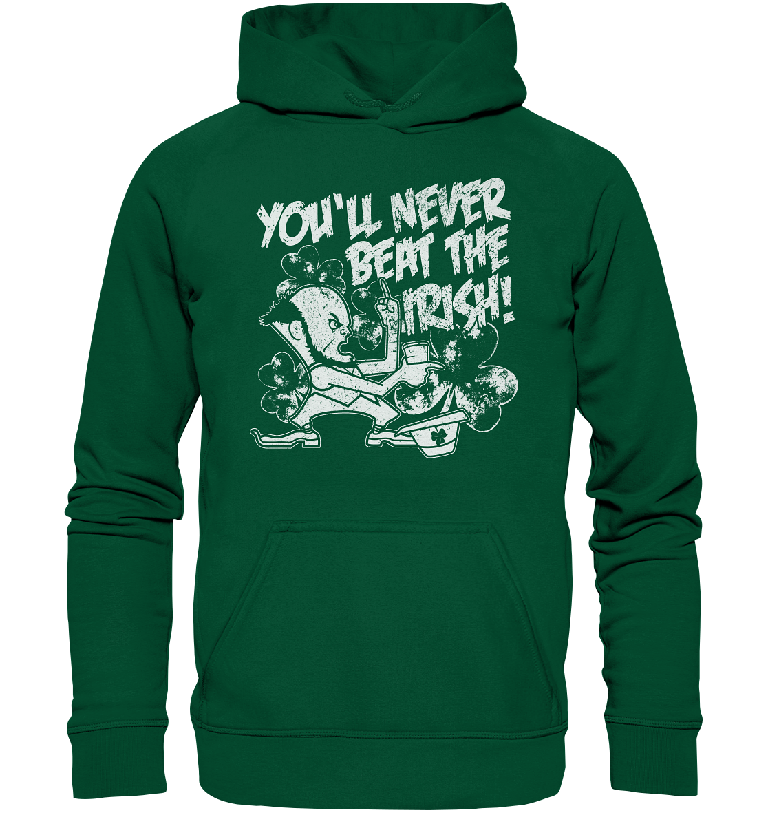 "You'll Never Beat The Irish" - Basic Unisex Hoodie