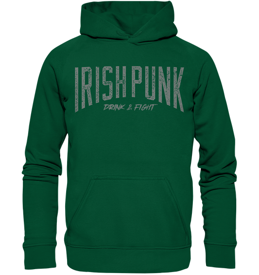 Irish Punk "Drink & Fight" - Basic Unisex Hoodie