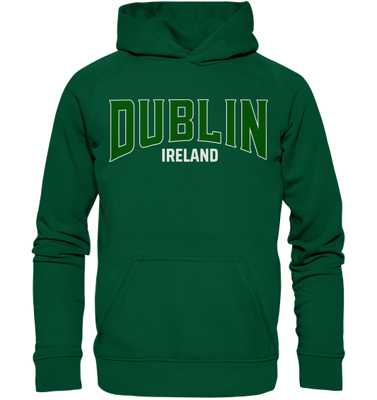 Dublin / Ireland "Green Logo" - Basic Unisex Hoodie
