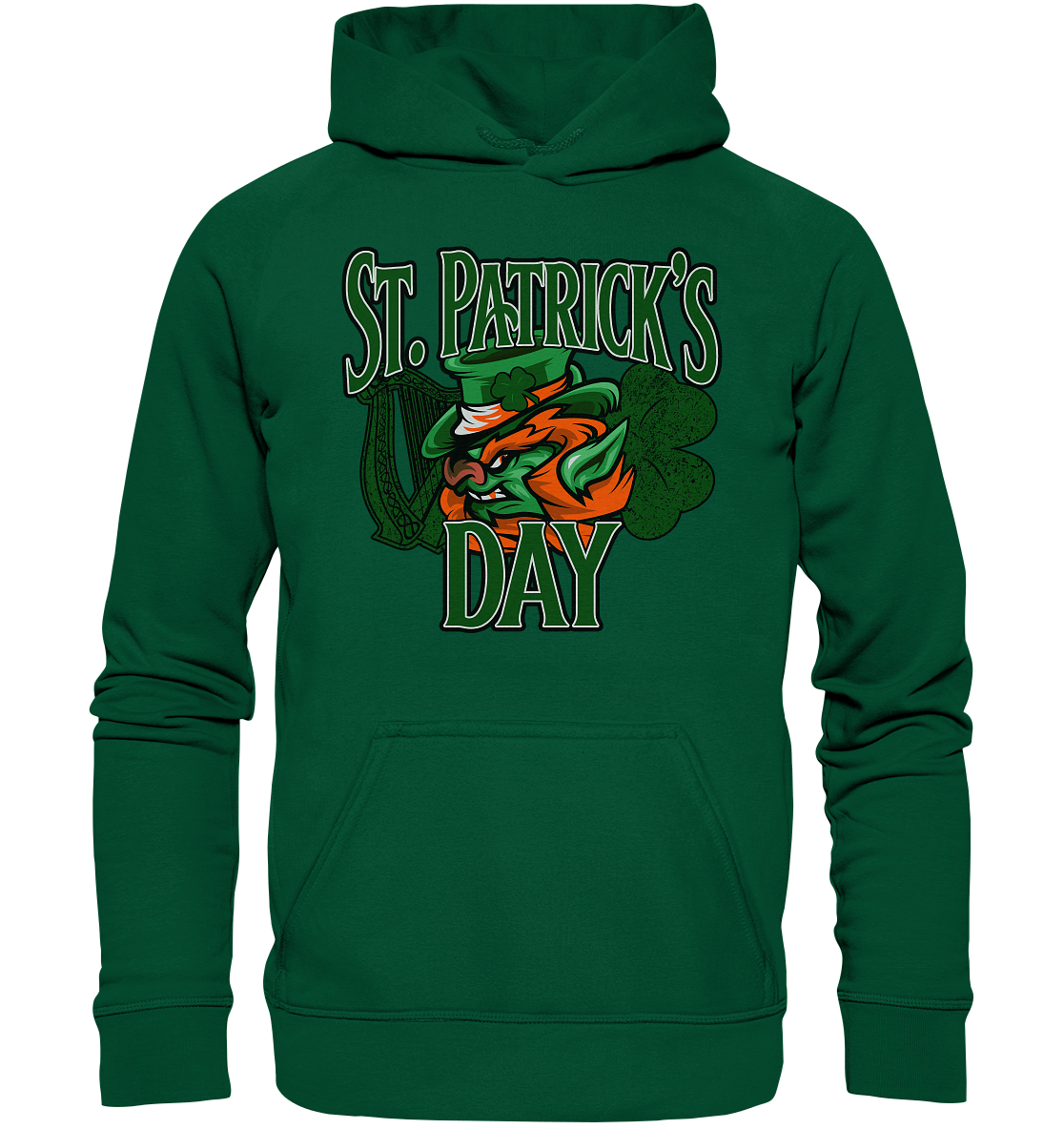 St. Patricks Day "Leprechaun" - Basic Unisex Hoodie