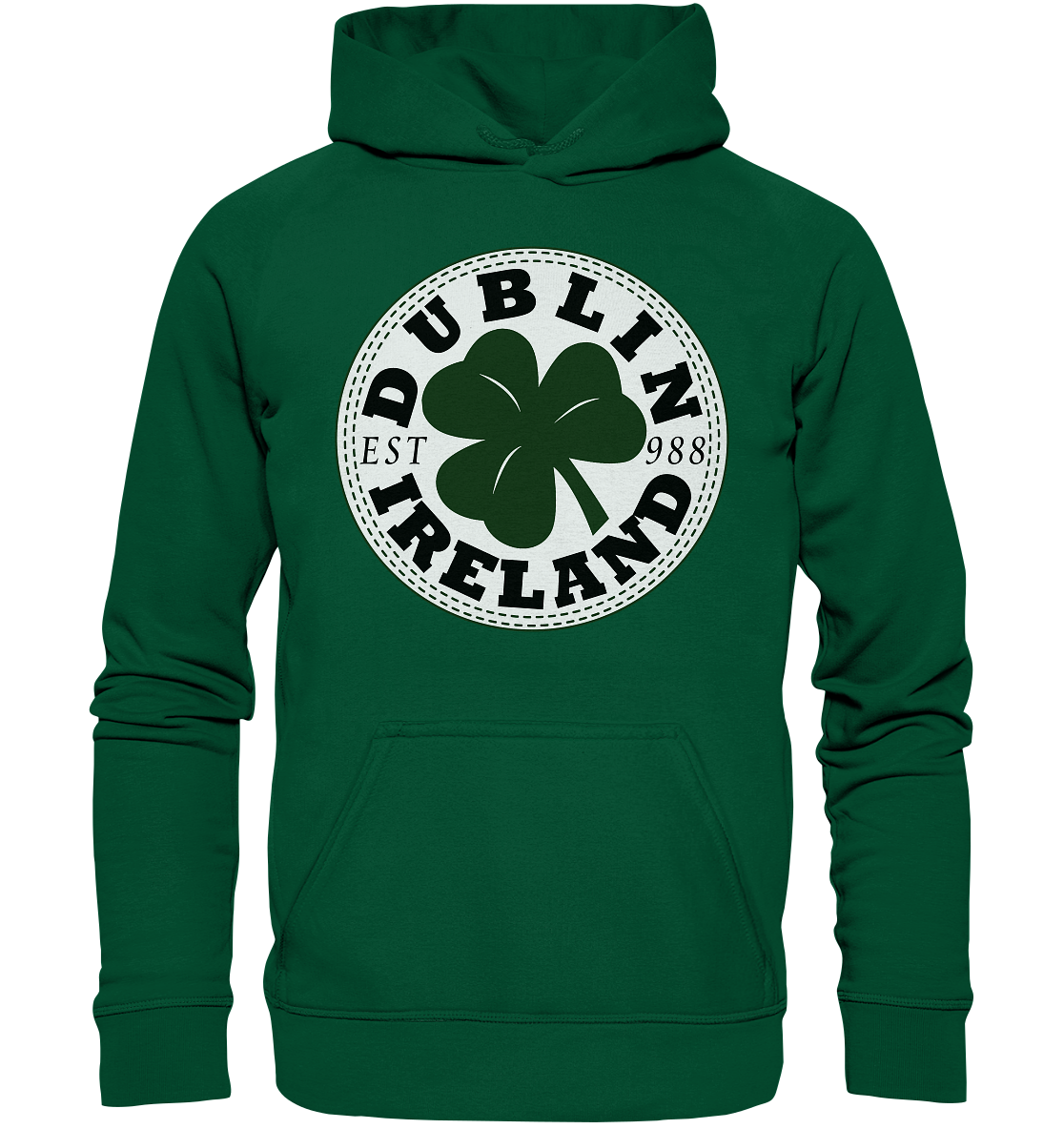 Dublin "Ireland / Est 988" - Basic Unisex Hoodie