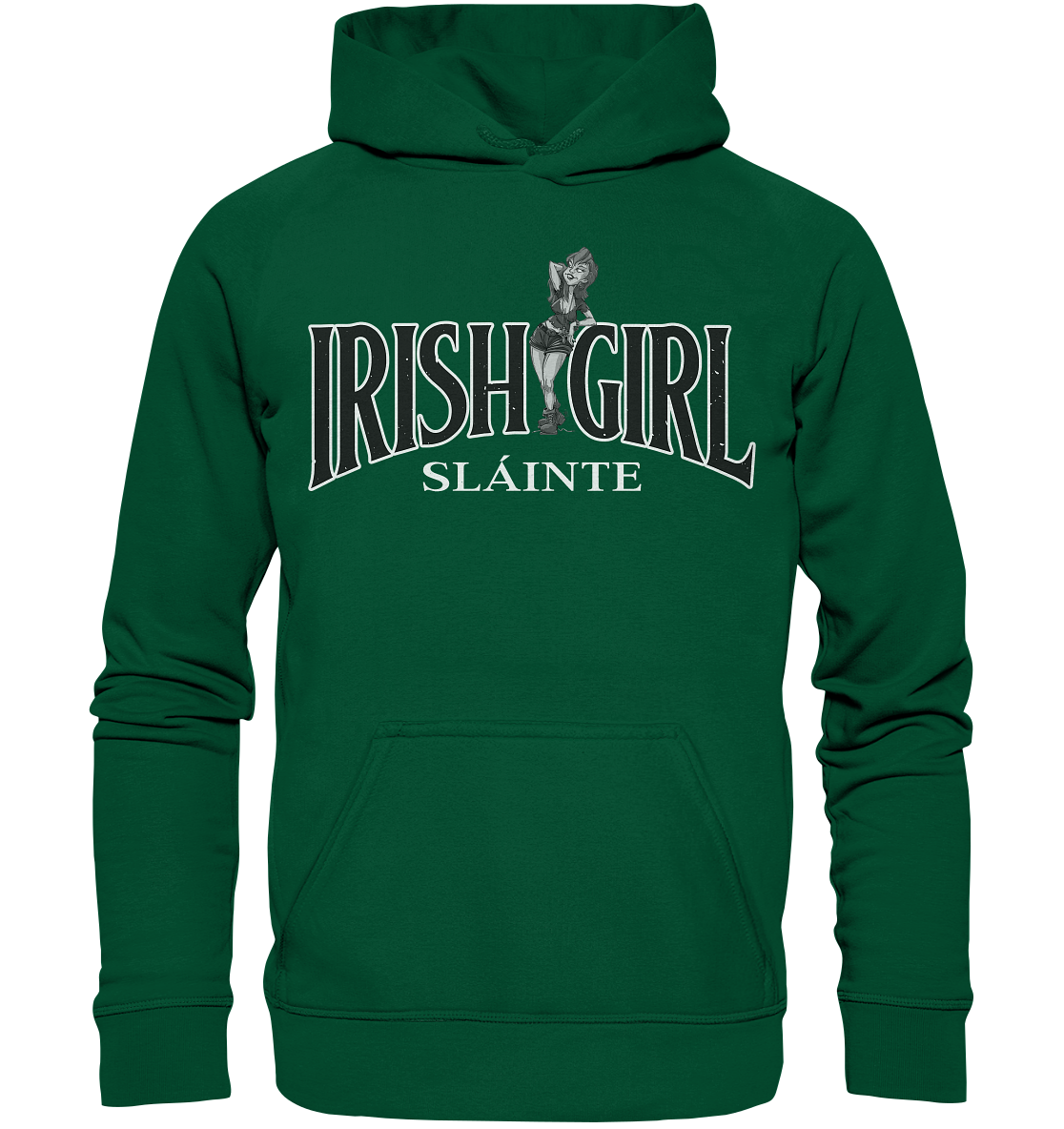 Irish Girl "Sláinte" - Basic Unisex Hoodie