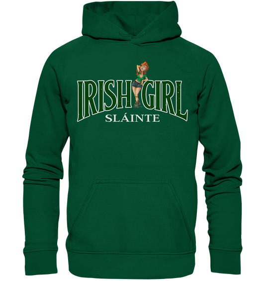 Irish Girl "Sláinte" - Basic Unisex Hoodie