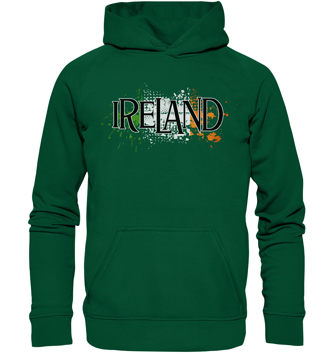 Ireland "Flag Splatter" - Basic Unisex Hoodie