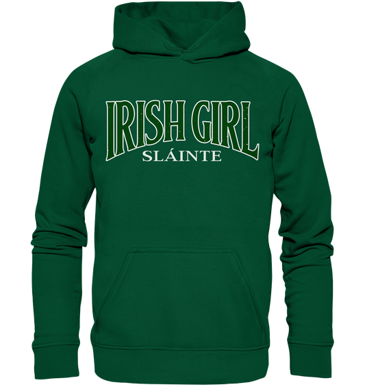 Irish Girl "Sláinte" - Basic Unisex Hoodie
