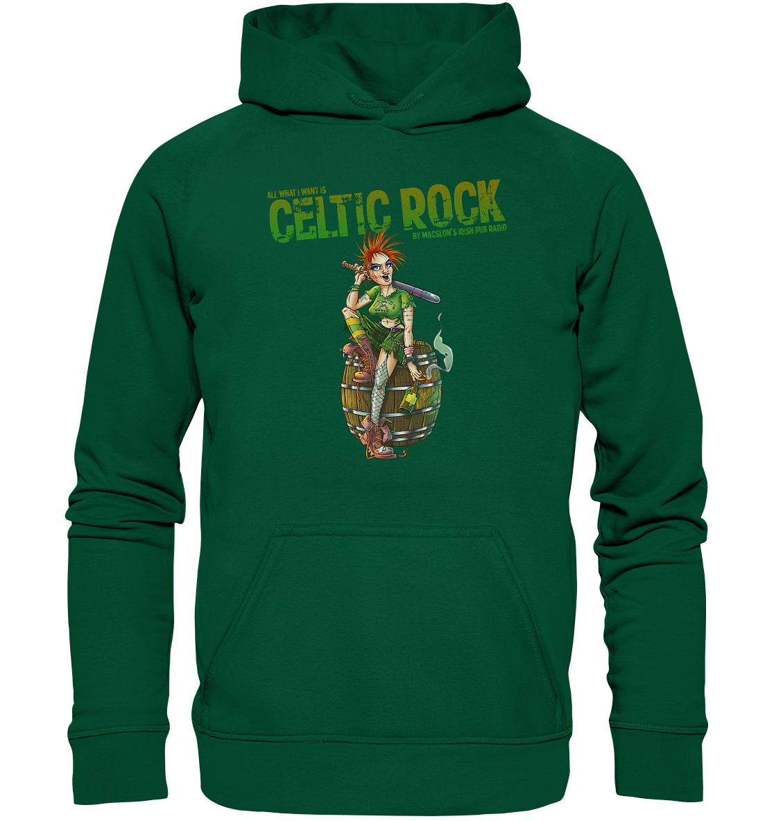 All What I Want Is "Celtic Rock" - Basic Unisex Hoodie