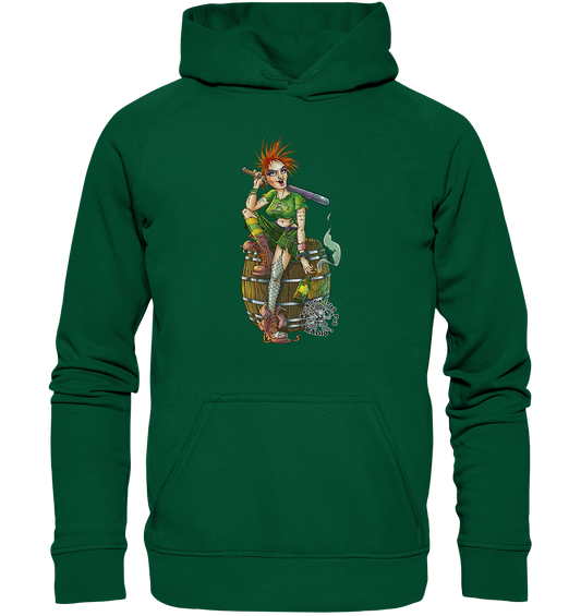 Irish Punkrock Girl - Basic Unisex Hoodie