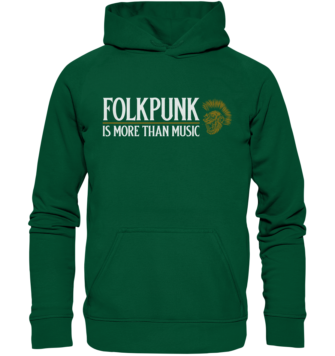 Folkpunk "Is More Than Music" - Basic Unisex Hoodie