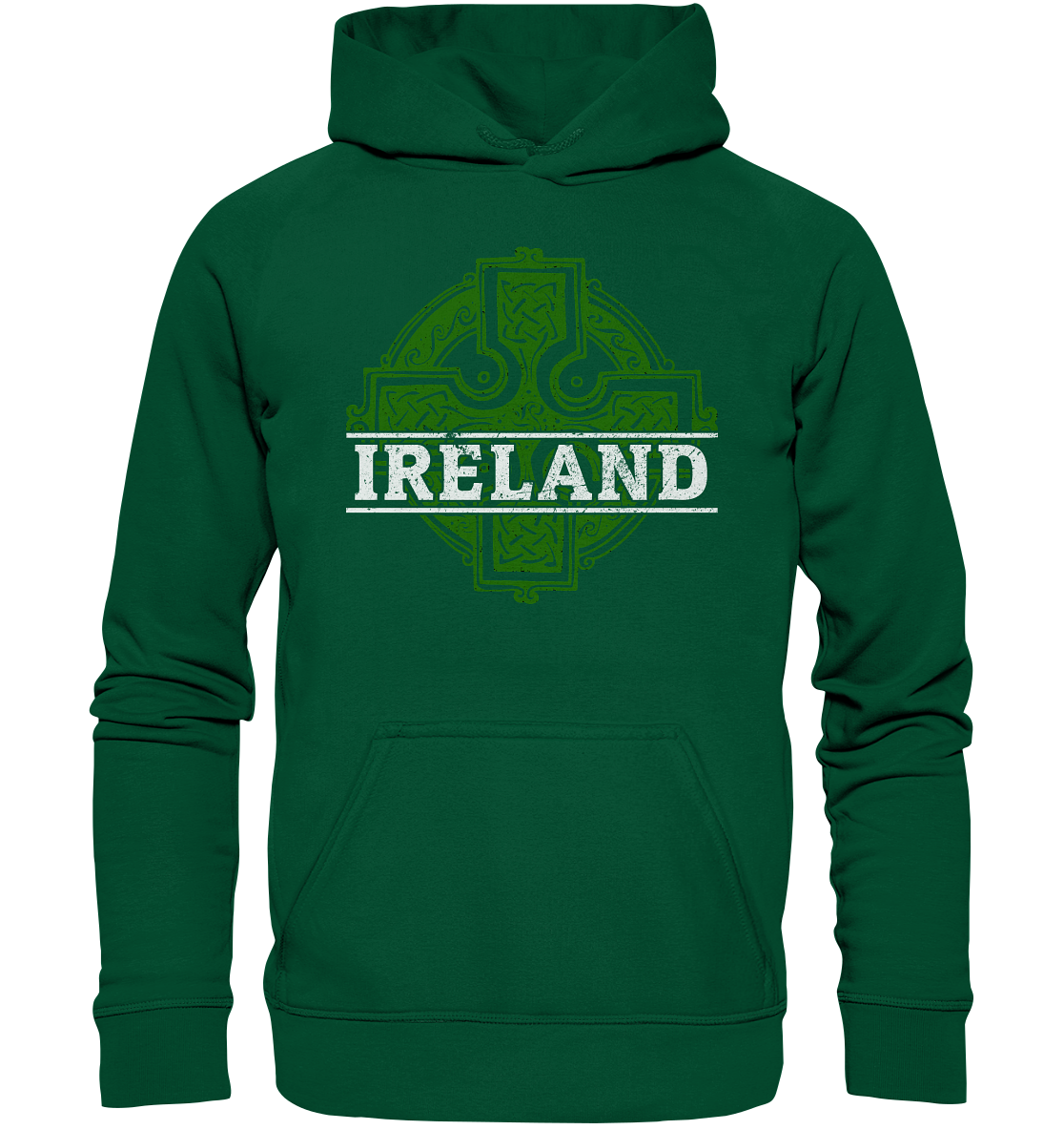 Ireland "Celtic Cross" - Basic Unisex Hoodie