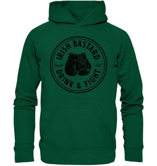 Irish Bastard "Drink & Fight" - Basic Unisex Hoodie