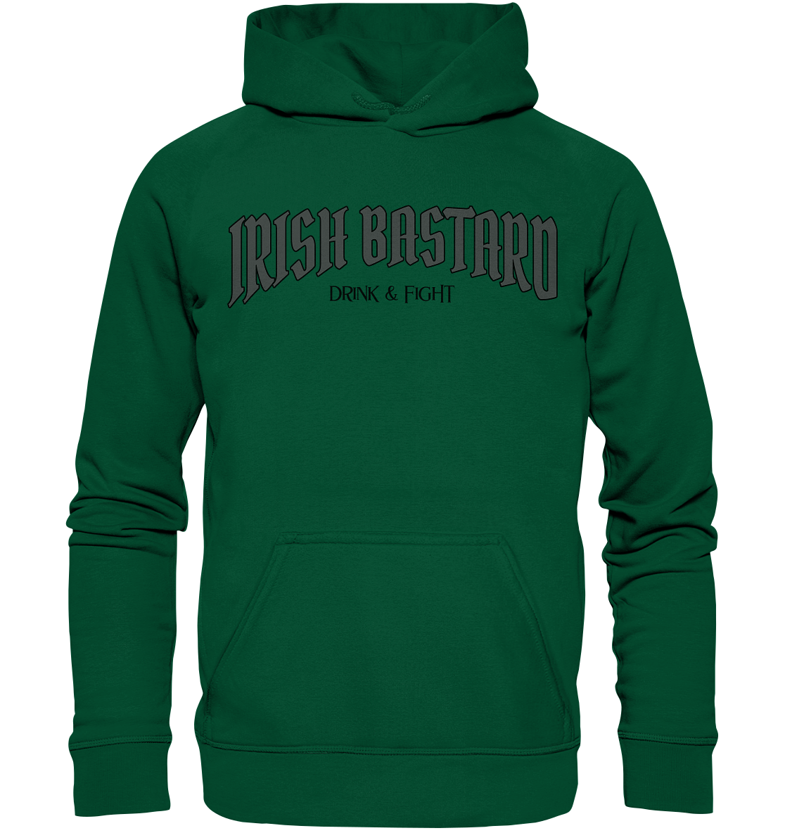 Irish Bastard "Drink & Fight" - Basic Unisex Hoodie