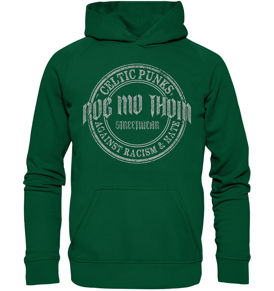 Póg Mo Thóin Streetwear "Celtic Punks Against Racism & Hate" - Basic Unisex Hoodie