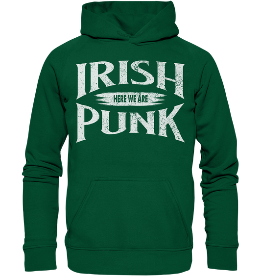 Irish Punk "Here We Are" - Basic Unisex Hoodie