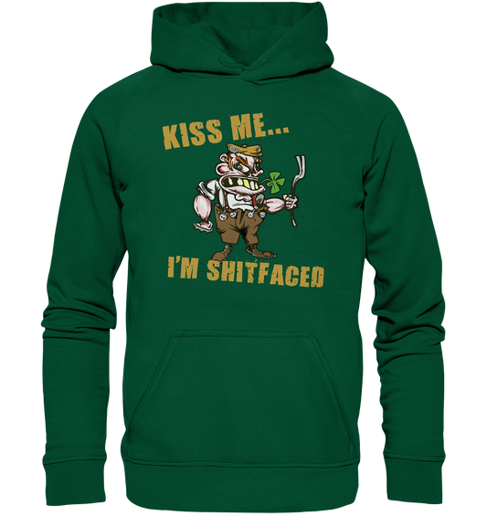 Kiss Me I'm Shitfaced - Basic Unisex Hoodie
