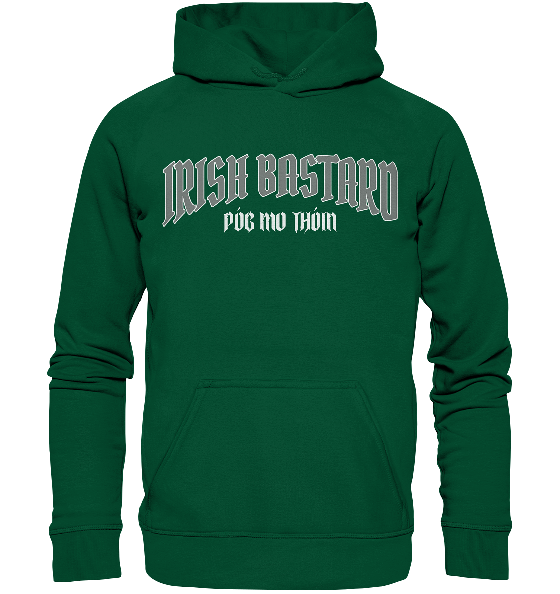 Irish Bastard "Póg Mo Thóin" - Basic Unisex Hoodie