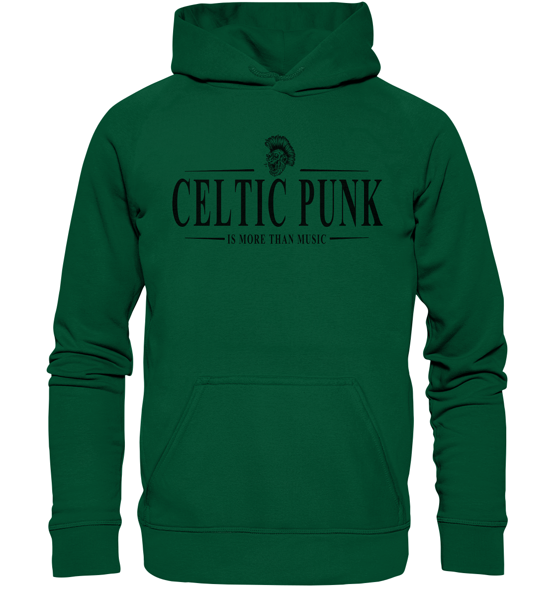 Celtic Punk "Is More Than Music" - Basic Unisex Hoodie