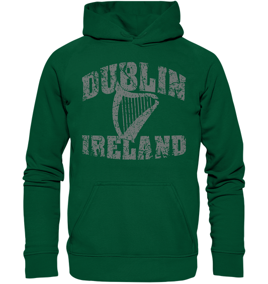 Dublin Ireland Harp - Basic Unisex Hoodie