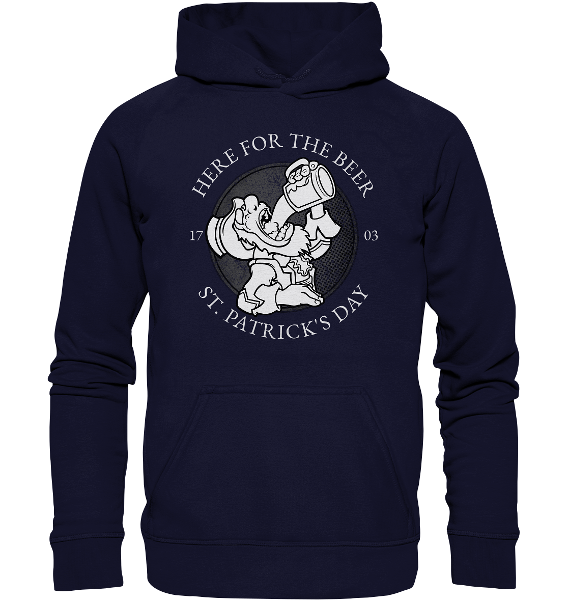 Here For The Beer "St. Patrick's Day" - Basic Unisex Hoodie