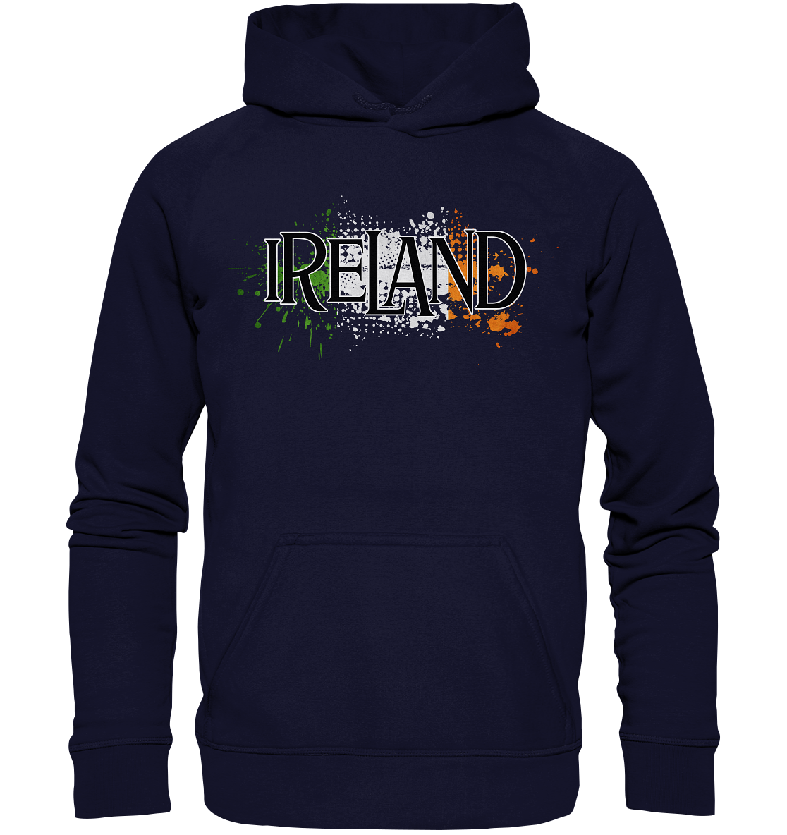 Ireland "Flag Splatter" - Basic Unisex Hoodie