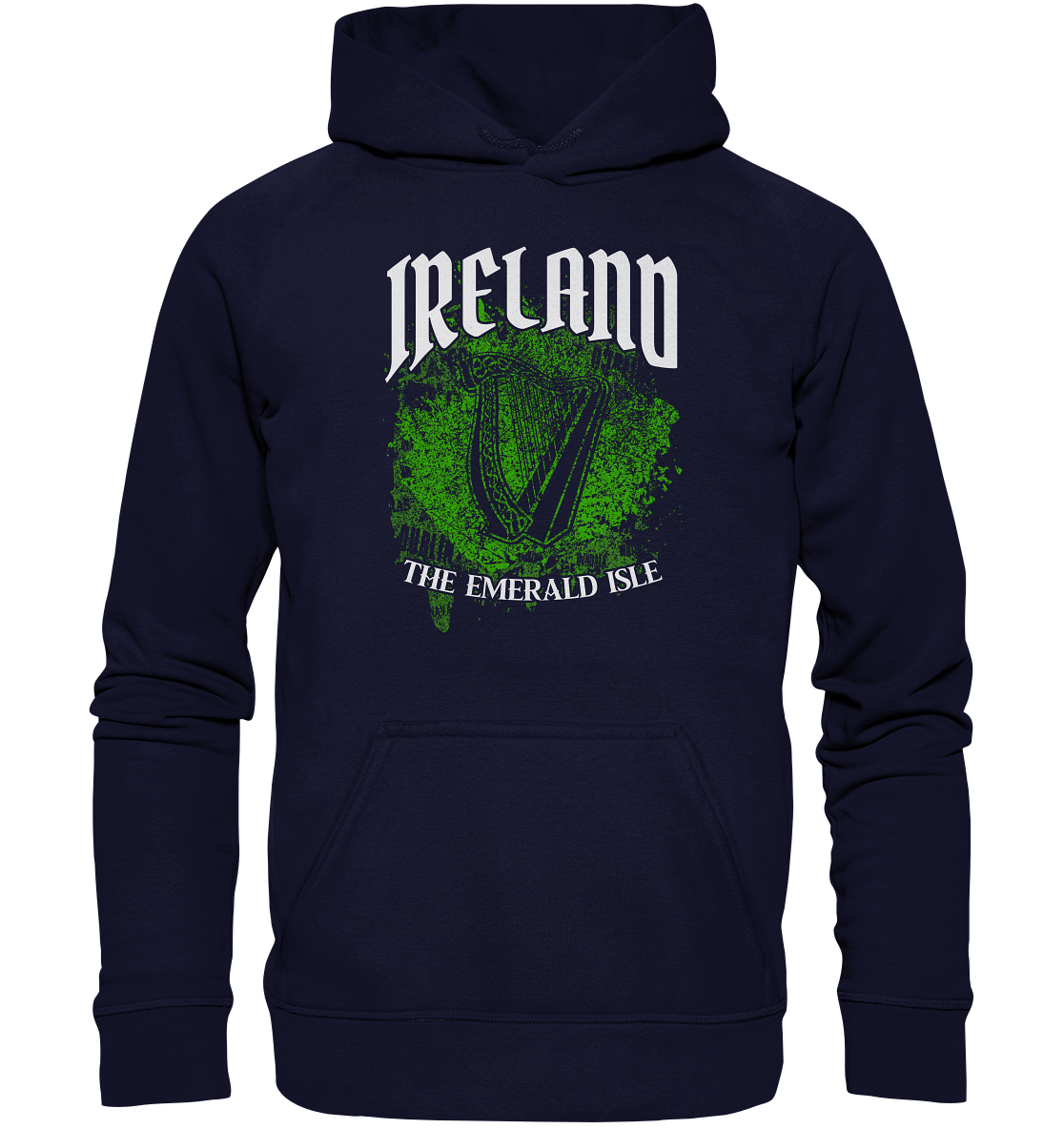 Ireland "The Emerald Isle / Splatter" - Basic Unisex Hoodie