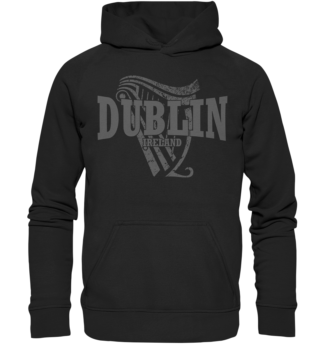 Dublin "Ireland - Harp II" - Basic Unisex Hoodie