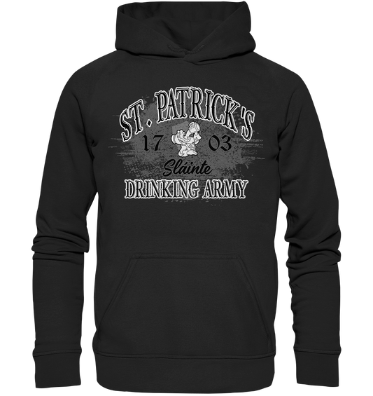 St. Patrick's Drinking Army "Sláinte" - Basic Unisex Hoodie