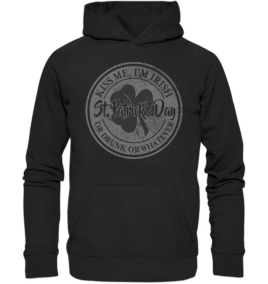 St. Patrick's Day "Whatever" - Basic Unisex Hoodie