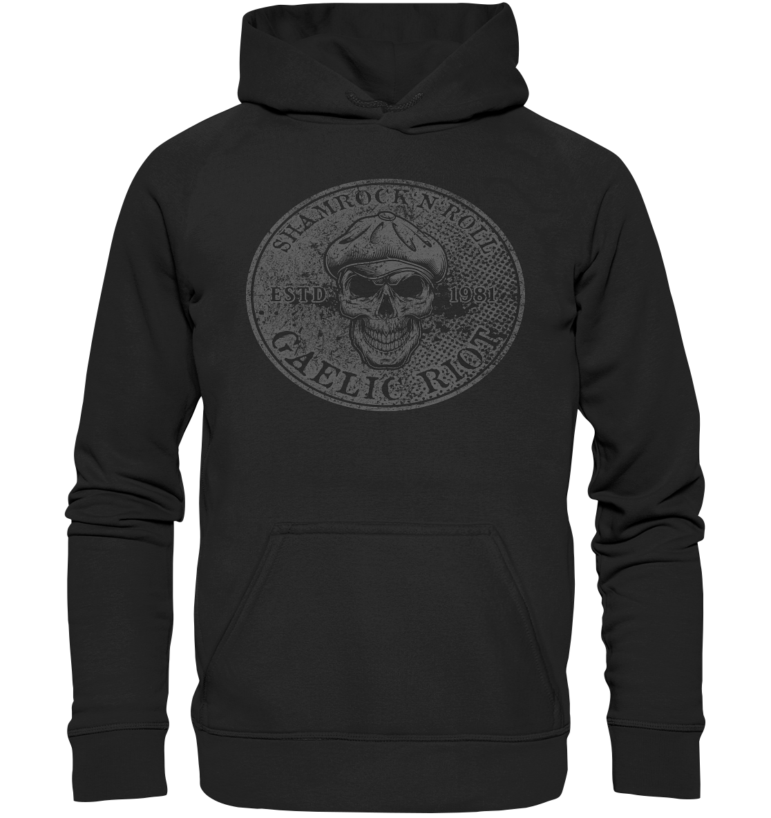Shamrock And Roll "Skull / Gaelic Riot" - Basic Unisex Hoodie