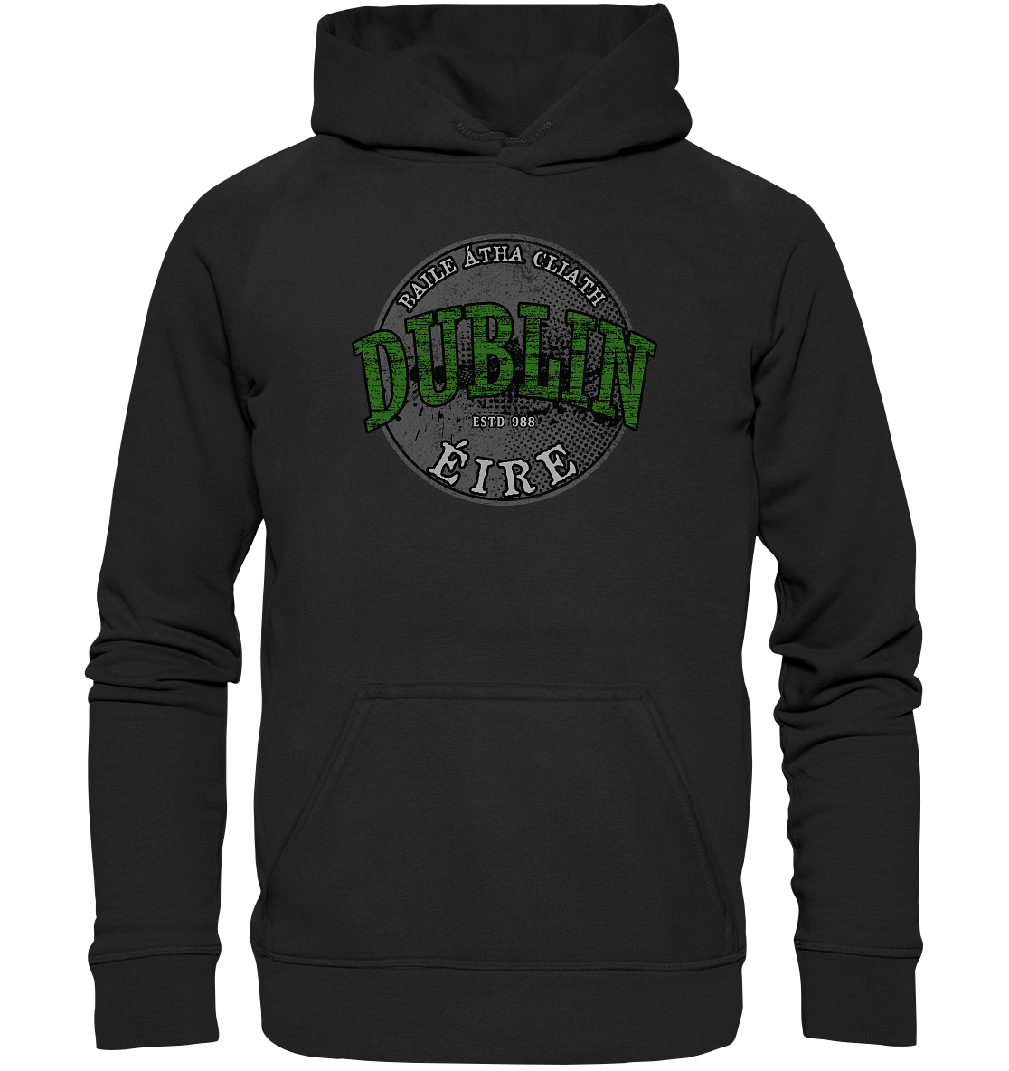 Dublin "Estd 988 / Baile Átha Cliath / Éire" - Basic Unisex Hoodie