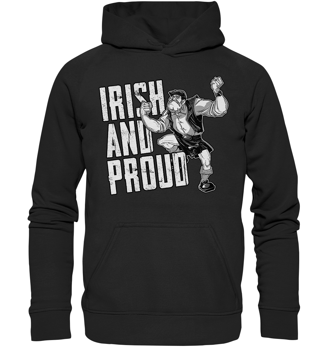 "Irish & Proud" - Basic Unisex Hoodie