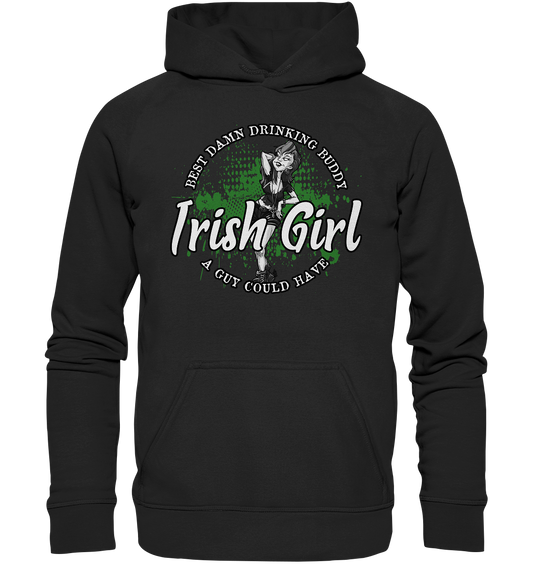 Irish Girl "Drinking Buddy" - Basic Unisex Hoodie