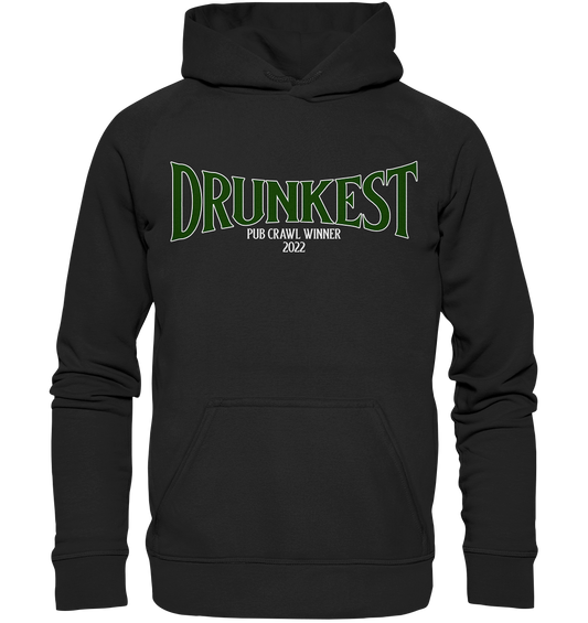 Drunkest "Pub Crawl Winner 2022" - Basic Unisex Hoodie
