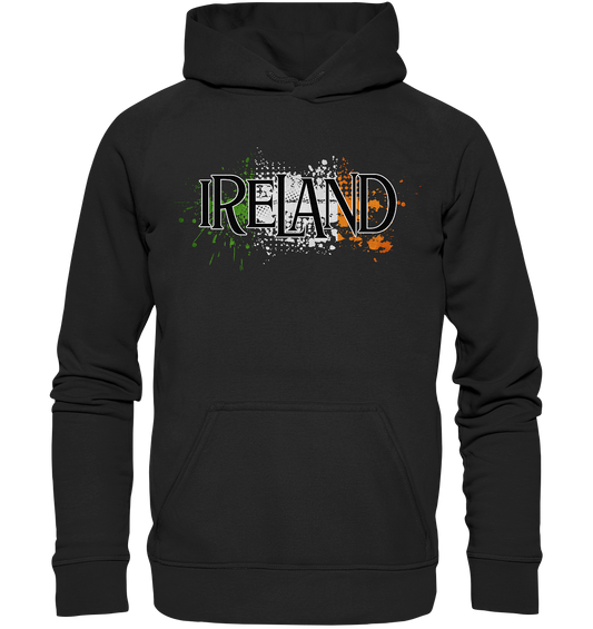 Ireland "Flag Splatter" - Basic Unisex Hoodie