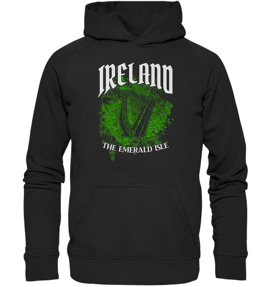 Ireland "The Emerald Isle / Splatter" - Basic Unisex Hoodie