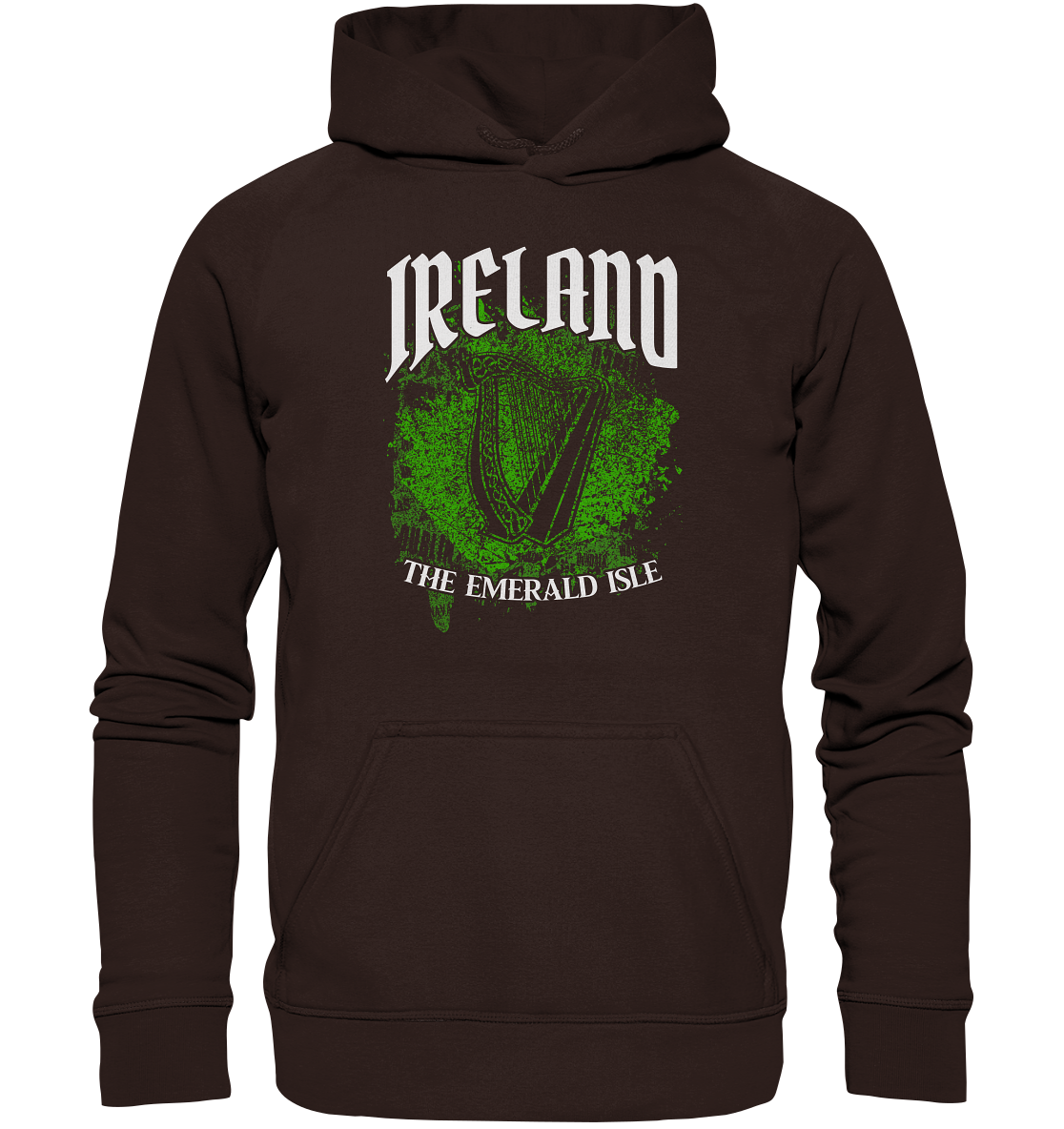 Ireland "The Emerald Isle / Splatter" - Basic Unisex Hoodie