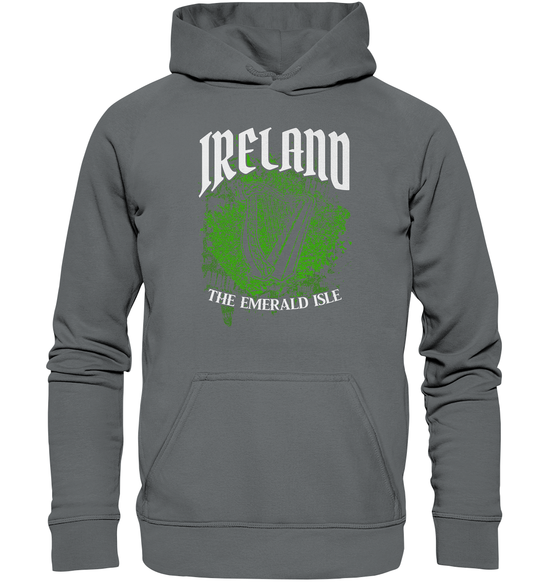 Ireland "The Emerald Isle / Splatter" - Basic Unisex Hoodie