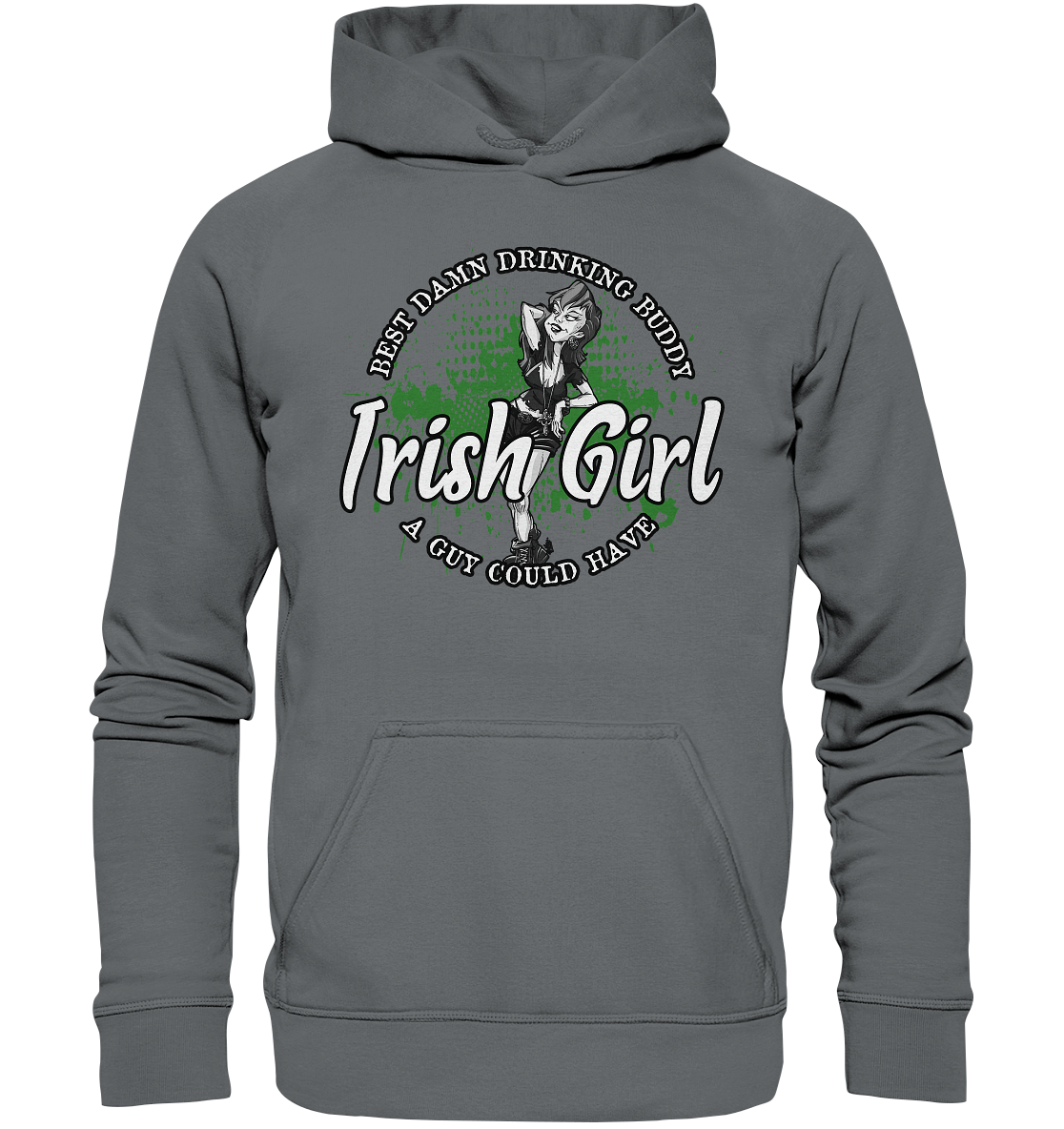 Irish Girl "Drinking Buddy" - Basic Unisex Hoodie