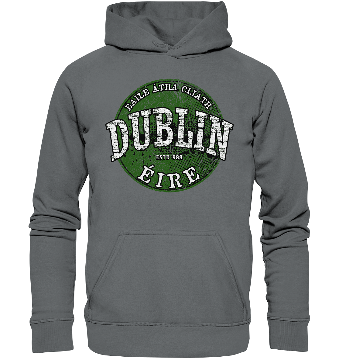 Dublin "Estd 988 / Baile Átha Cliath / Éire" - Basic Unisex Hoodie