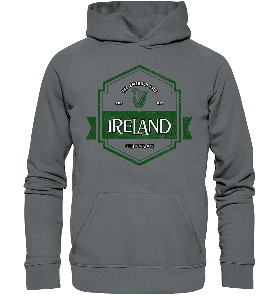 Ireland "The Emerald Isle / Celtic Nation" - Basic Unisex Hoodie