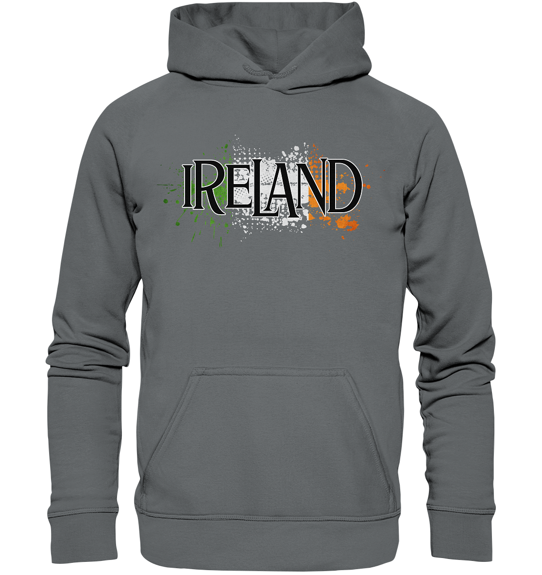 Ireland "Flag Splatter" - Basic Unisex Hoodie