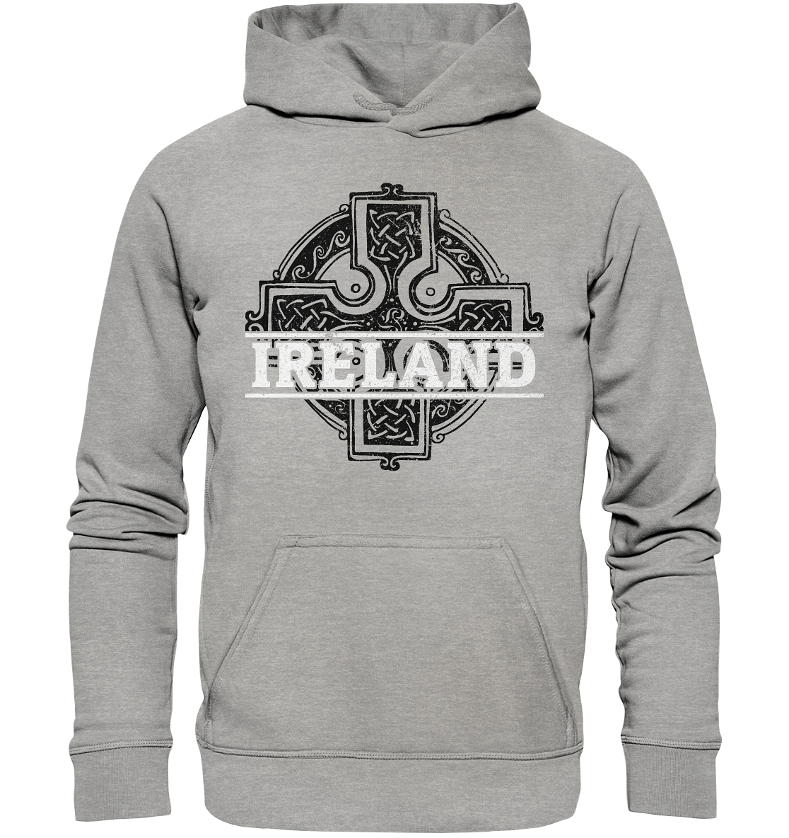 Ireland "Celtic Cross" - Basic Unisex Hoodie