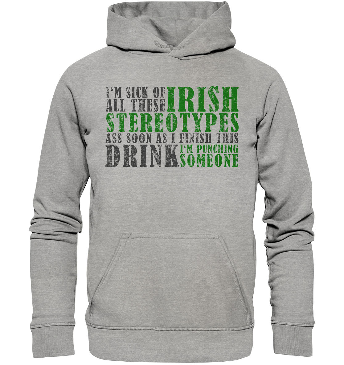 Irish Stereotypes - Basic Unisex Hoodie