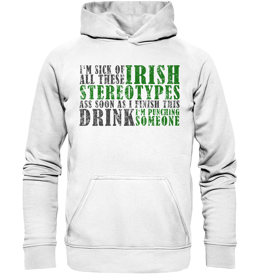 Irish Stereotypes - Basic Unisex Hoodie