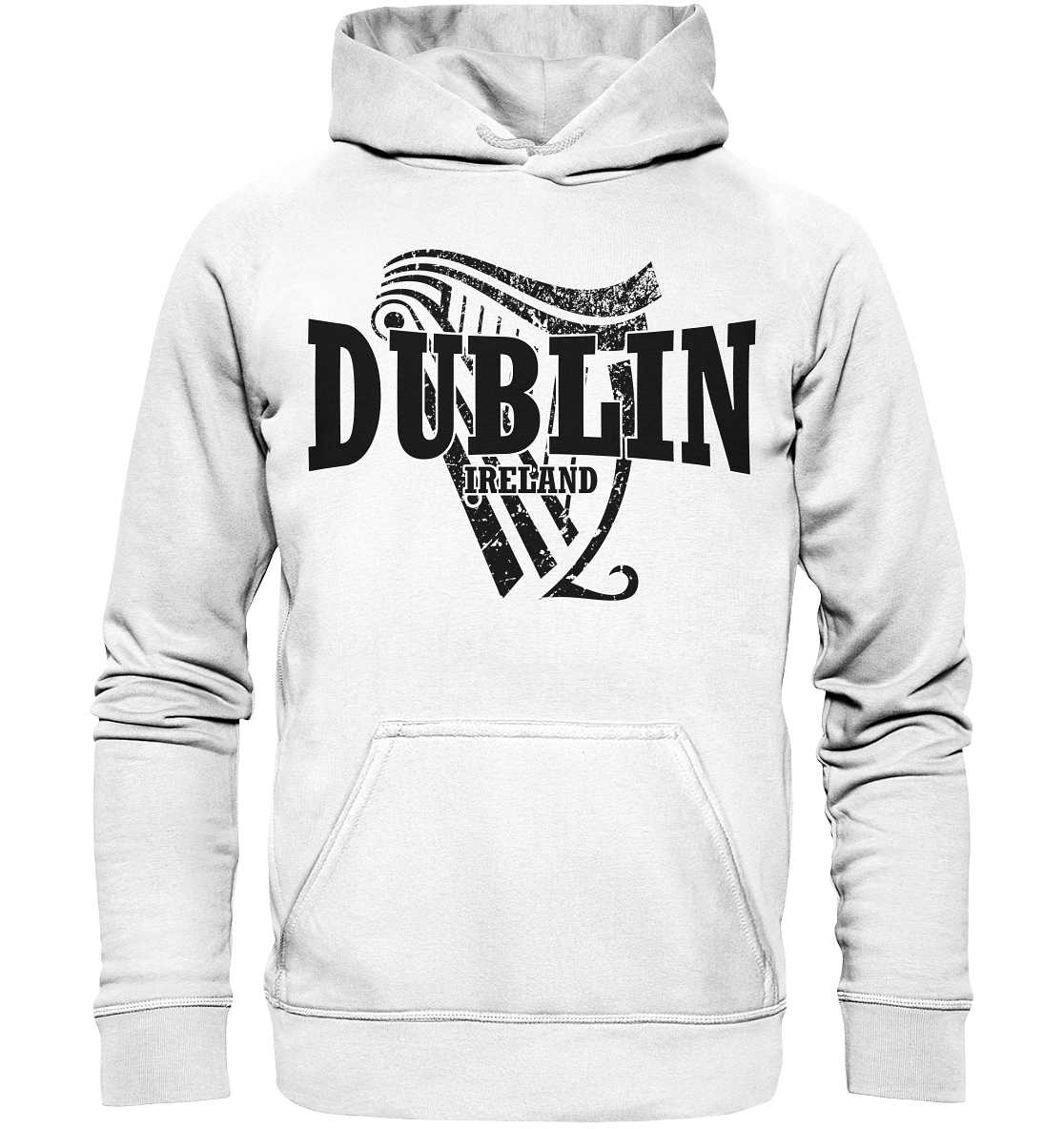 Dublin "Ireland - Harp II" - Basic Unisex Hoodie