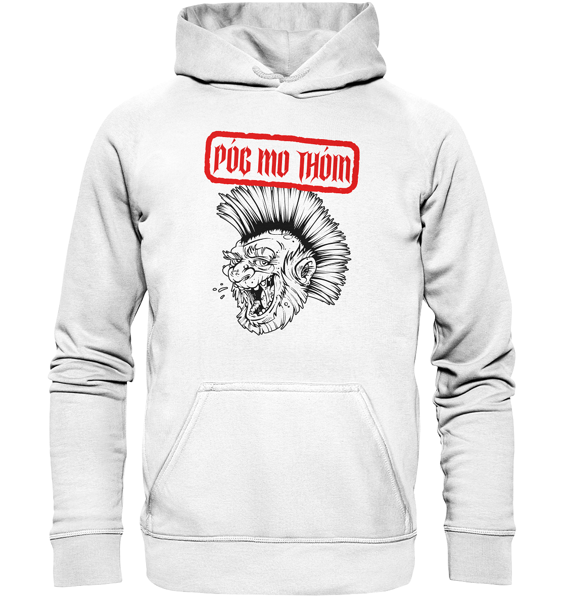 Póg Mo Thóin Streetwear "Punk" - Basic Unisex Hoodie