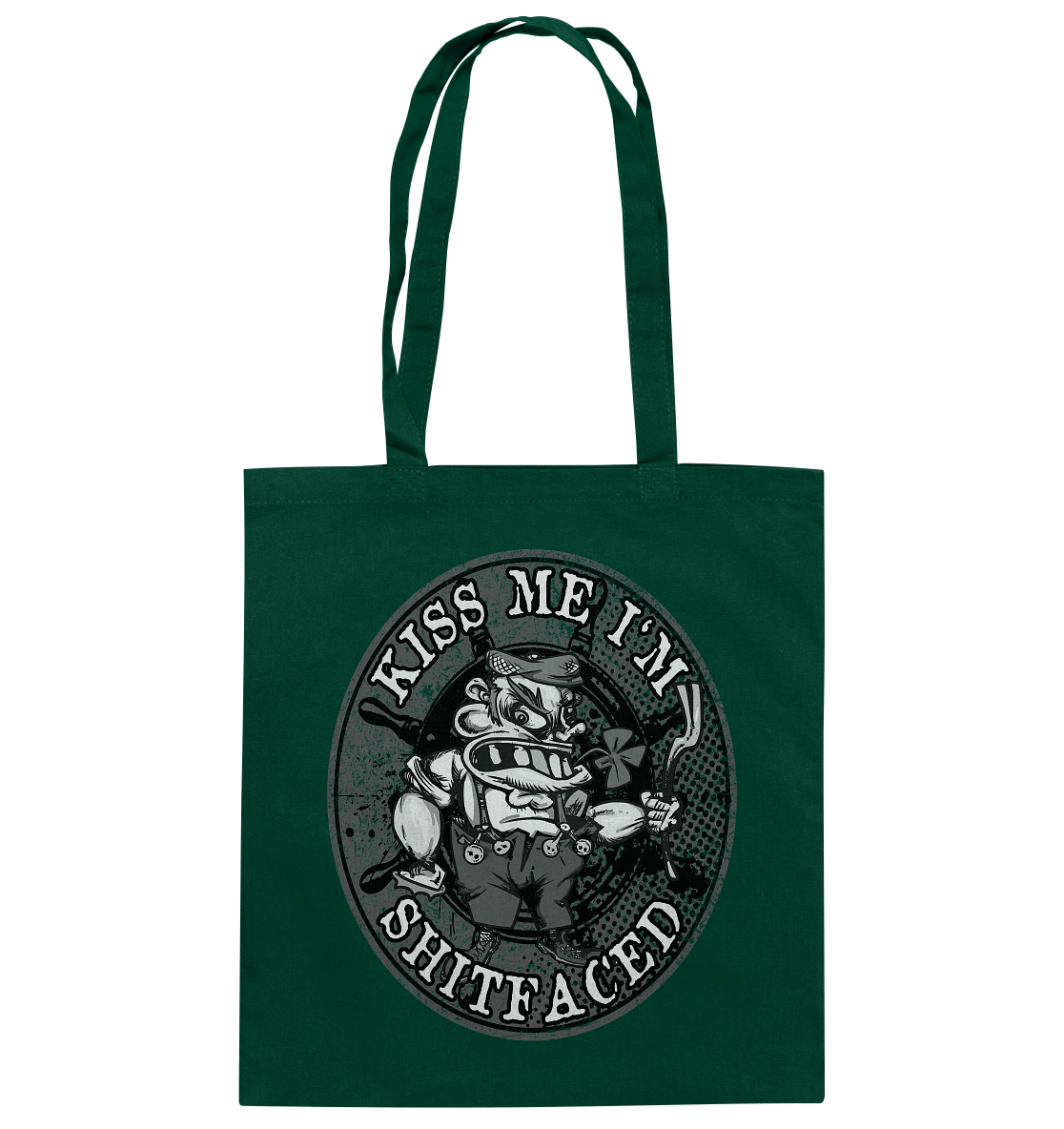 Kiss Me I'm Shitfaced - Baumwolltasche